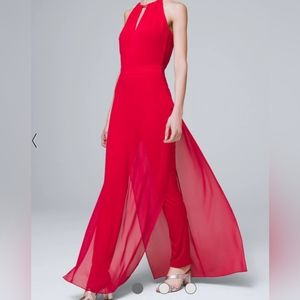 WHBM Soft Jumpsuit with Overlay